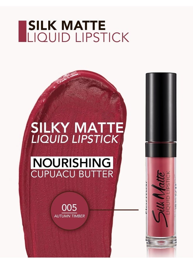 Silk Matte Liquid Lipstick 005 Autumn Timber - image 3