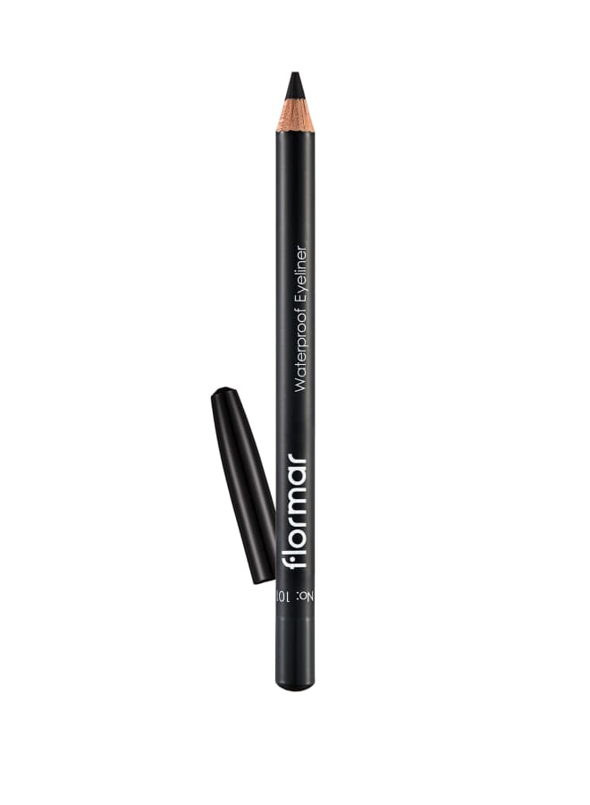 Waterproof Eyeliner – 101 Black Ice – Waterproof Pencil Eyeliner, Precise Tip, Long-Wear Smooth Application 101-BLACK ICE