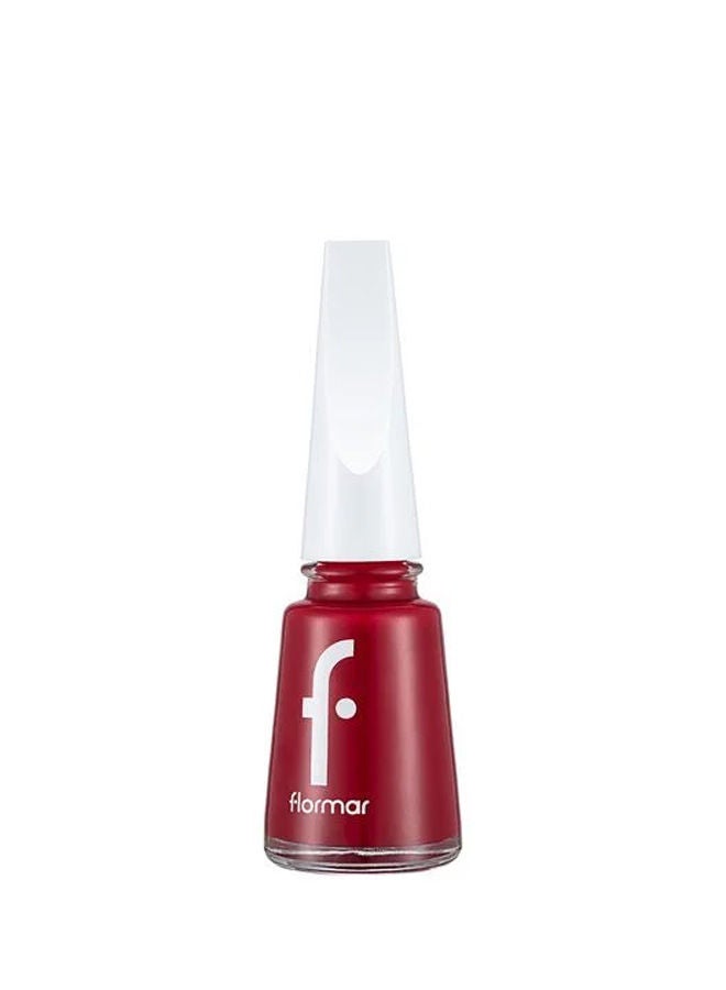 Full Color Ultra High Pigment & Shiny Finish Nail Polish 048 Fiery Red New