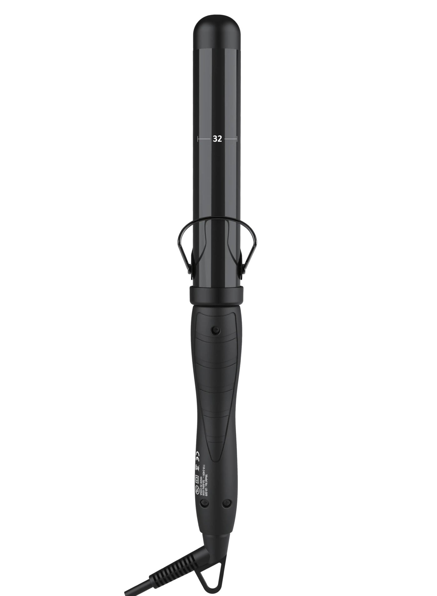 Curly Auto Hair Curler Black 32mm