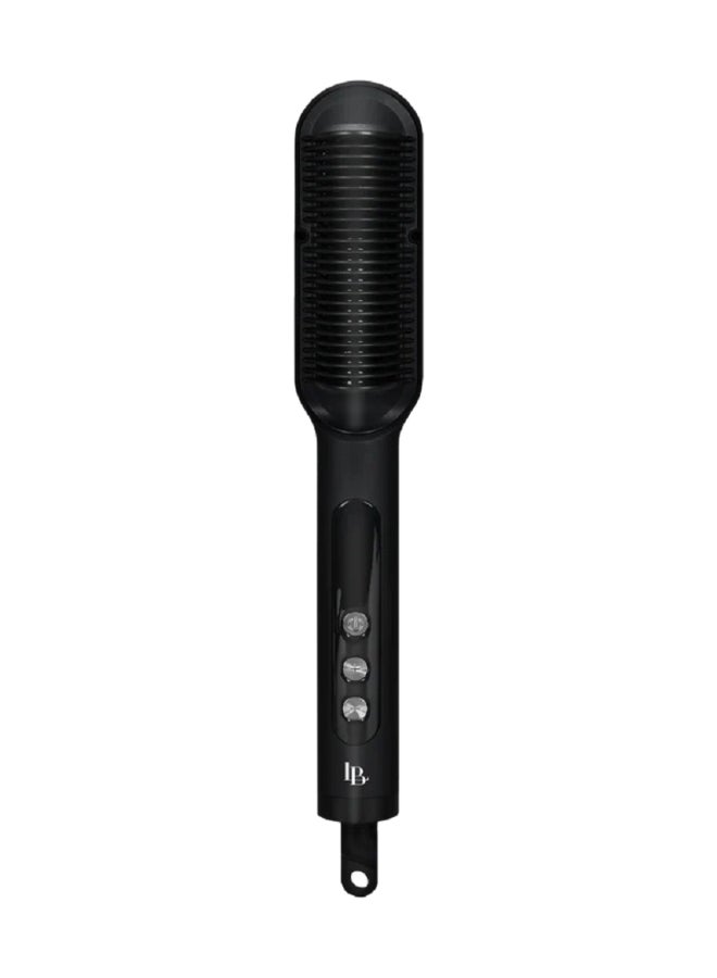 Hair Straightening Pro Brush Black