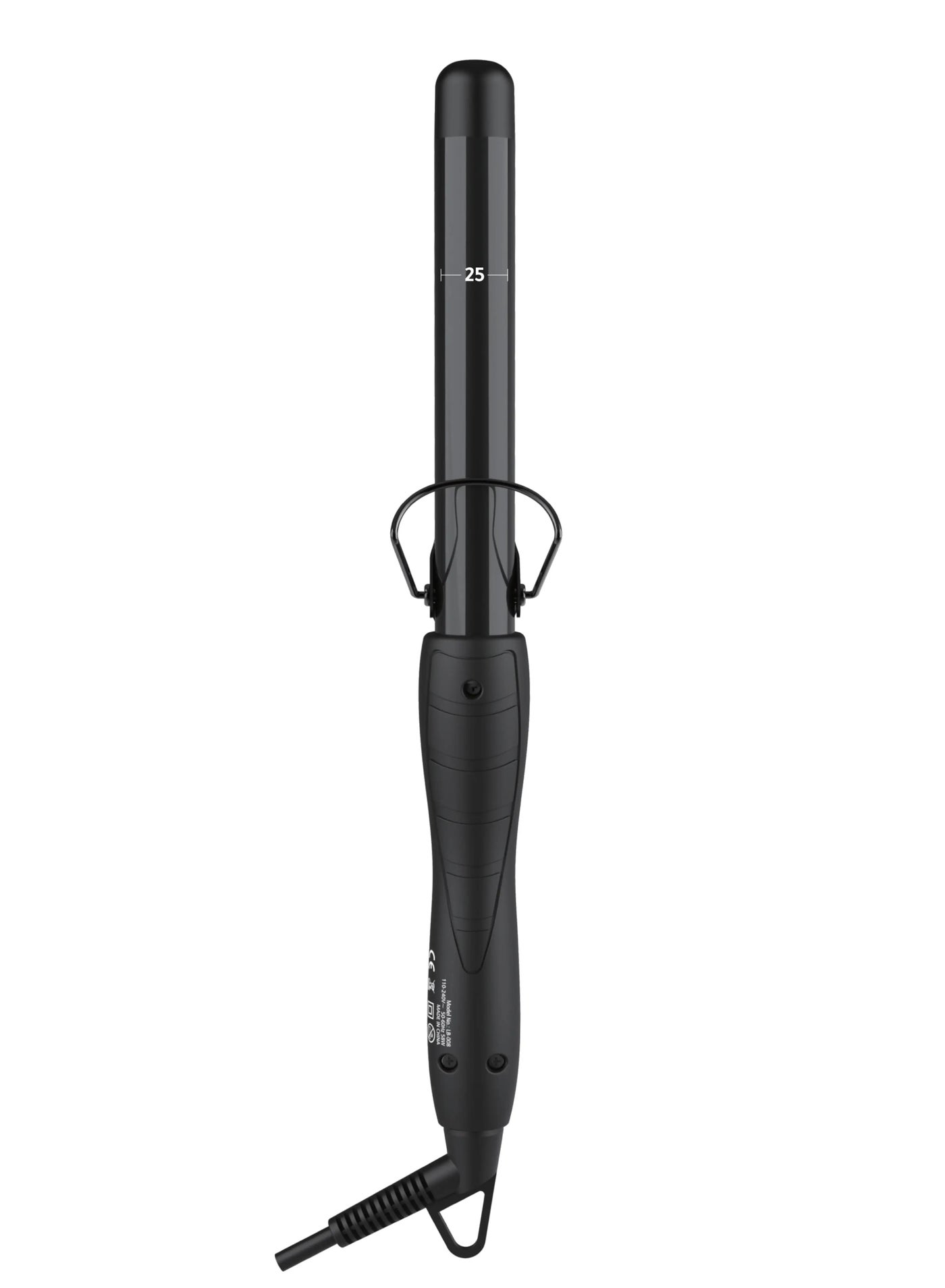 Curly Auto Hair Curler Black 25mm
