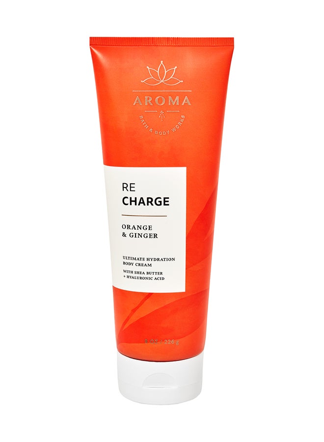 Orange Ginger Ultimate Hydration Body Cream Clear 226grams