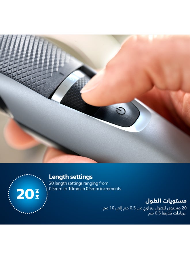 Beard Trimmer BT3232/15,Precision Beard Styling for Effortless Grooming,20 Length Settings, Maintenance-Free Blades, No Oil Required,90min Cordless Use, Battery Indicator Multicolour - image 4