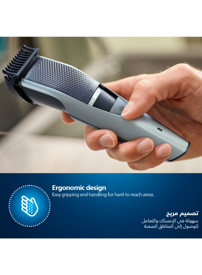 Beard Trimmer BT3232/15,Precision Beard Styling for Effortless Grooming,20 Length Settings, Maintenance-Free Blades, No Oil Required,90min Cordless Use, Battery Indicator Multicolour - image 8
