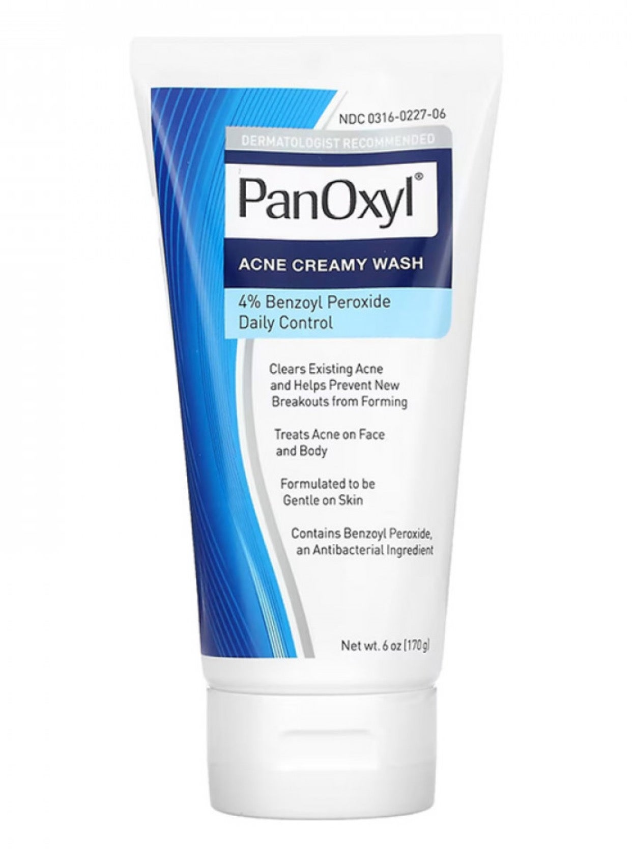 Benzoyl Peroxide 4% Acne Foaming Wash White 170 Grams ابيض 120cm