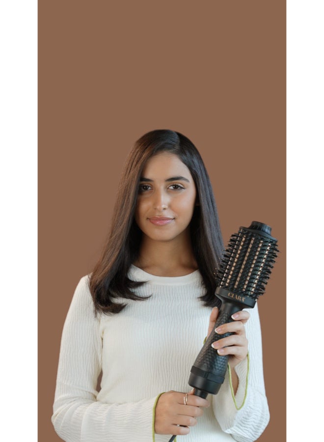 Hot Brush 2-In-1 Thermal Brush & Dryer Black - image 10