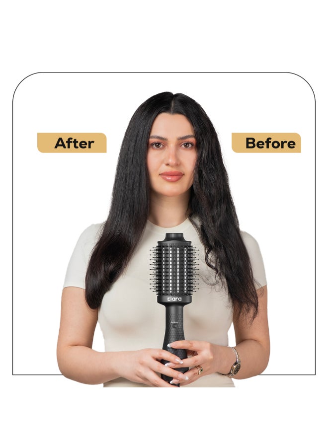 Hot Brush 2-In-1 Thermal Brush & Dryer Black - image 4