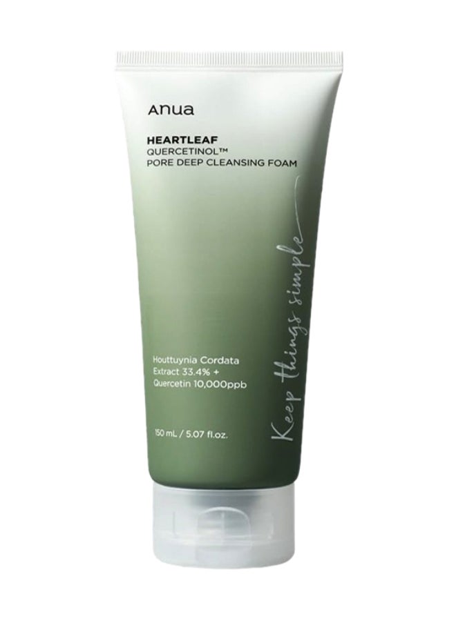 Heartleaf Quercetinol Pore Deep Cleansing Foam White 150ml