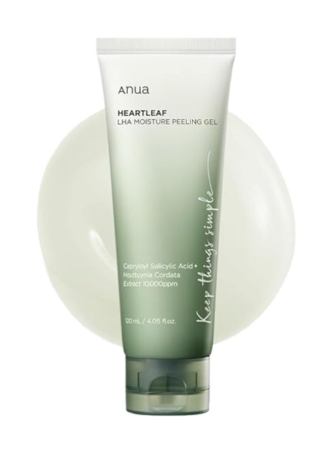 Heartleaf Lha Moisture Peeling Gel I Gentle Cleanser And Exfoliator With Lha, Resurface, Remove Dead Skin Cells, Smooth Skin Texture, Calming, Soothing, Nourishing 120 Ml
