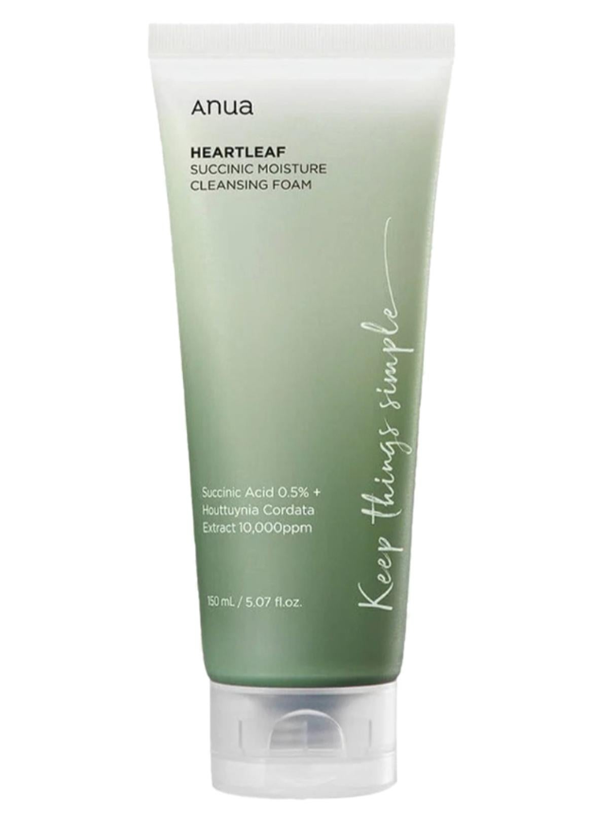 Heartleaf Succinic Moisture Cleansing Foam 150Ml
