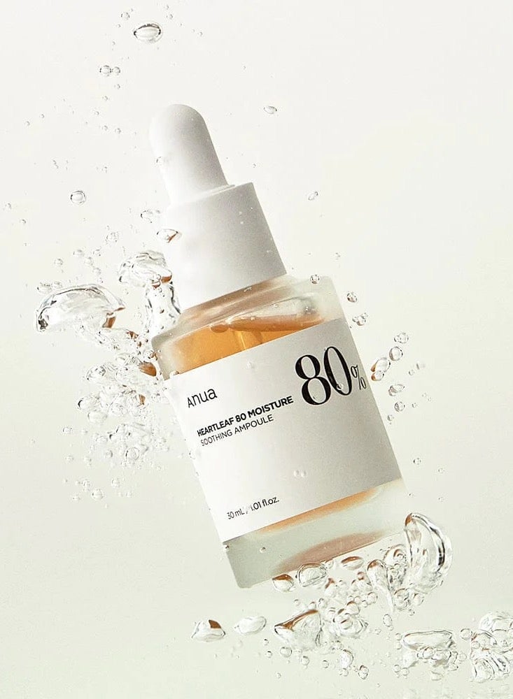 Heartleaf 80% Soothing Ampoule Non-Greasy, Highly Concentrated Skin Calm Serum Hydrating Panthenol B5 Calming Treatment Essence For Combination, Sensitive & Normal Skin 1.01 fl.oz / 30ml - image 2