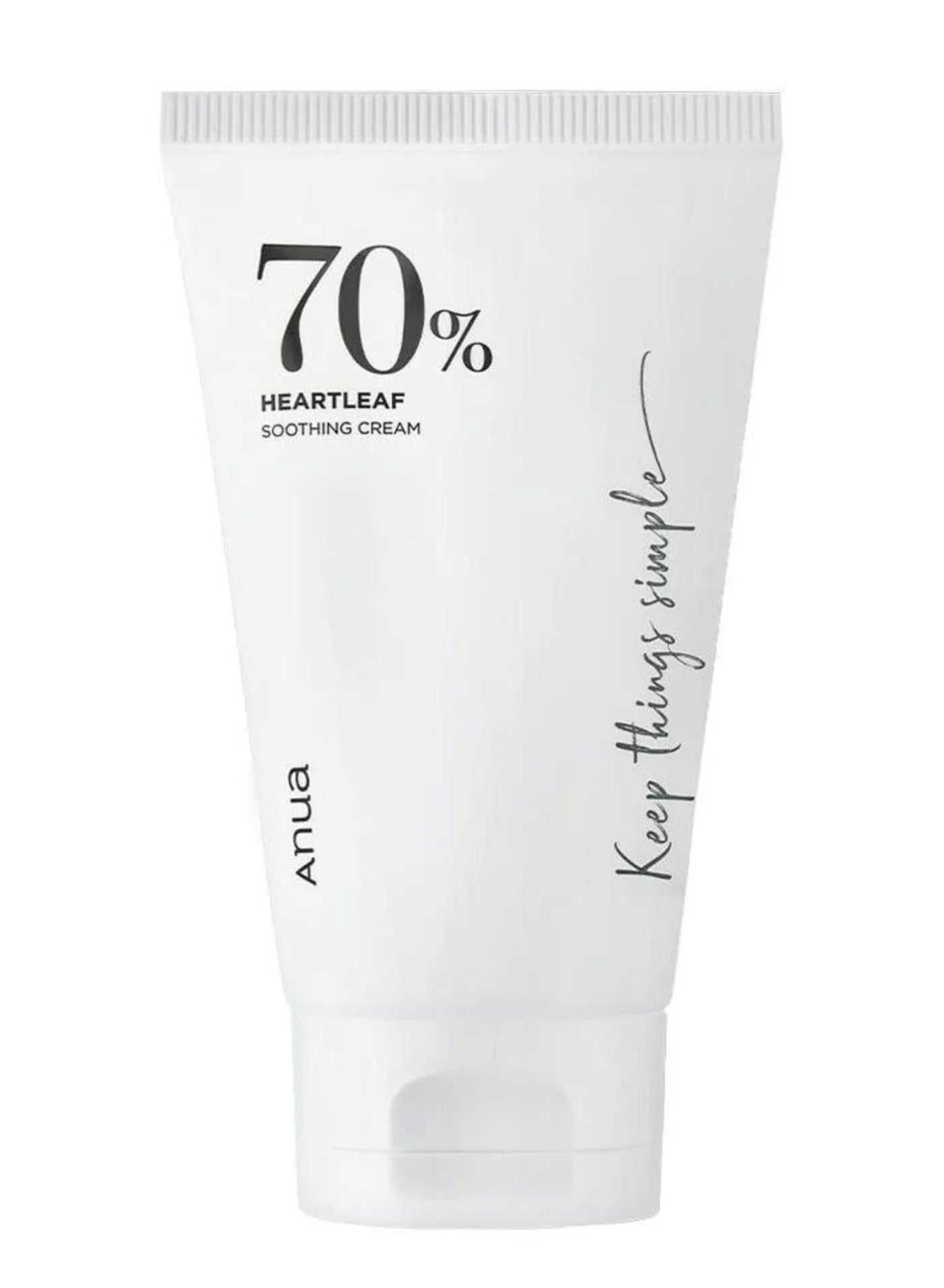 Heartleaf 70% Soothing Cream - Dermatologist-Tested Moisturizer With Natural Heartleaf Extract - Lightweight And Calming Formula For All Skin types - Intense Hydration And Redness Relief 100ml