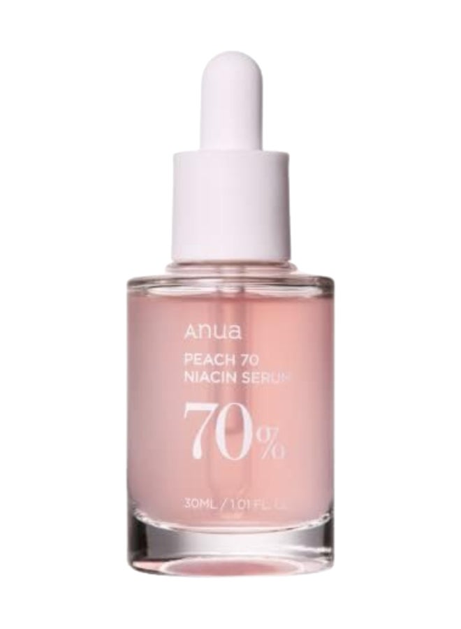 Peach 70% Niacinamide Serum 30ml / Brightening Hydrating Face Serum Hyperpigmentation Treatment Reducing Melanine Daily Clean Beauty 1.01 fl.oz / 30ml