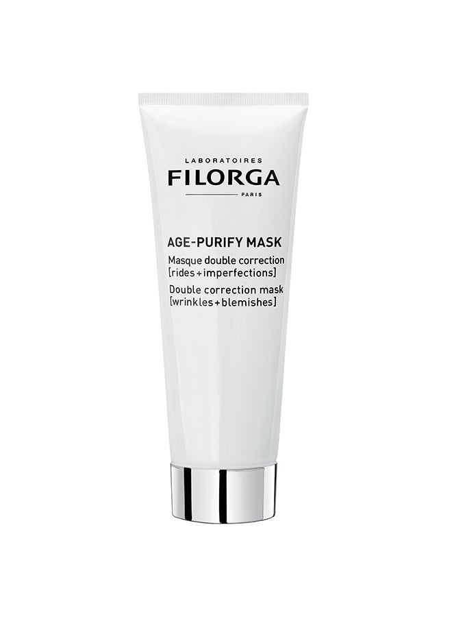 Age-Purify Mask - Anti-Wrinkle And Anti-Blemish Face Cream Clay Mask 75Ml 75milliliterml