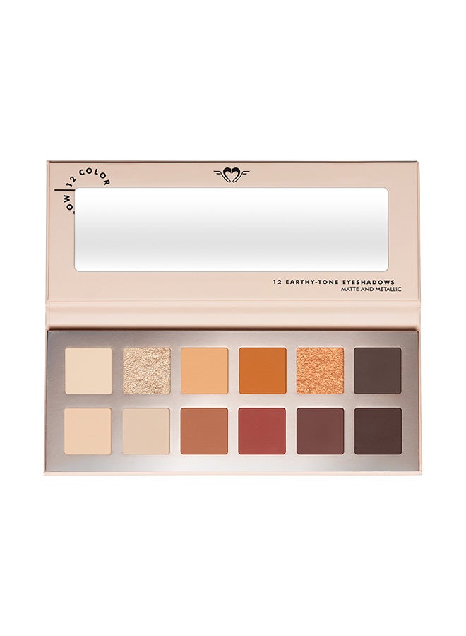 Get The Look 12 Color Eyeshadow Palette Earthy Tone
