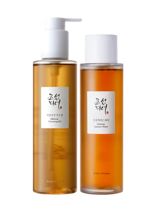Cleansing Duo The Perfect Ritual for Radiant Skin - Ginseng Cleansing Oil - Ginseng Essence Water 360ml