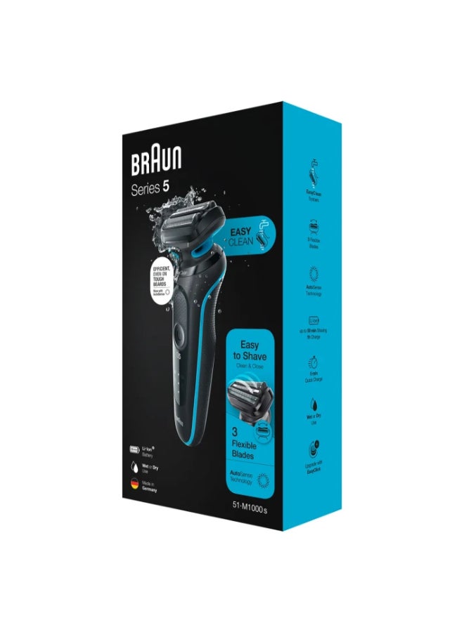 Series 5 Wet And Dry, Easy To Shave, Easy To Handle Shaver Mint / Blue - image 2
