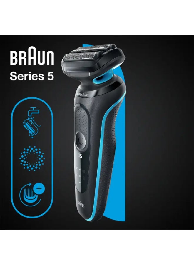 Series 5 Wet And Dry, Easy To Shave, Easy To Handle Shaver Mint / Blue - image 5