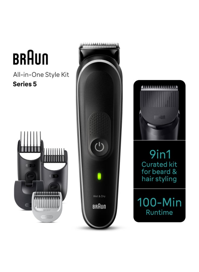 multi grooming kit MGK5410 – 9-in-1 trimmer for precision styling from head to toe. Grey - image 3