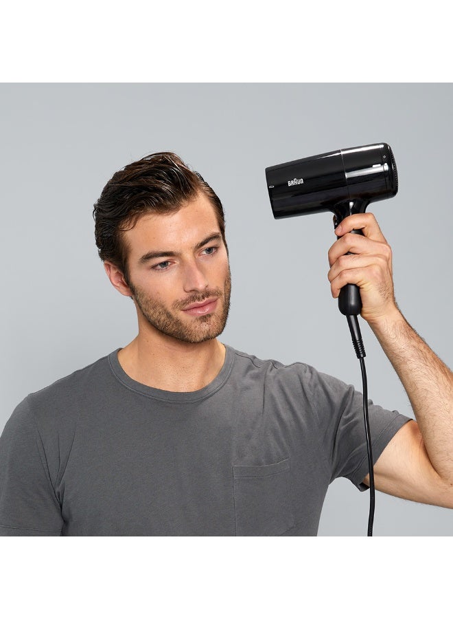 Hair Dryer, 2200W Ionic Hair Dryer, Drying Nozzle, Curl Diffuser, Fast Drying, 3 Heat Modes, Cool Shot, Lightweight, Anti-Frizz Shine -  BRHD225SDE Ion Black - image 5