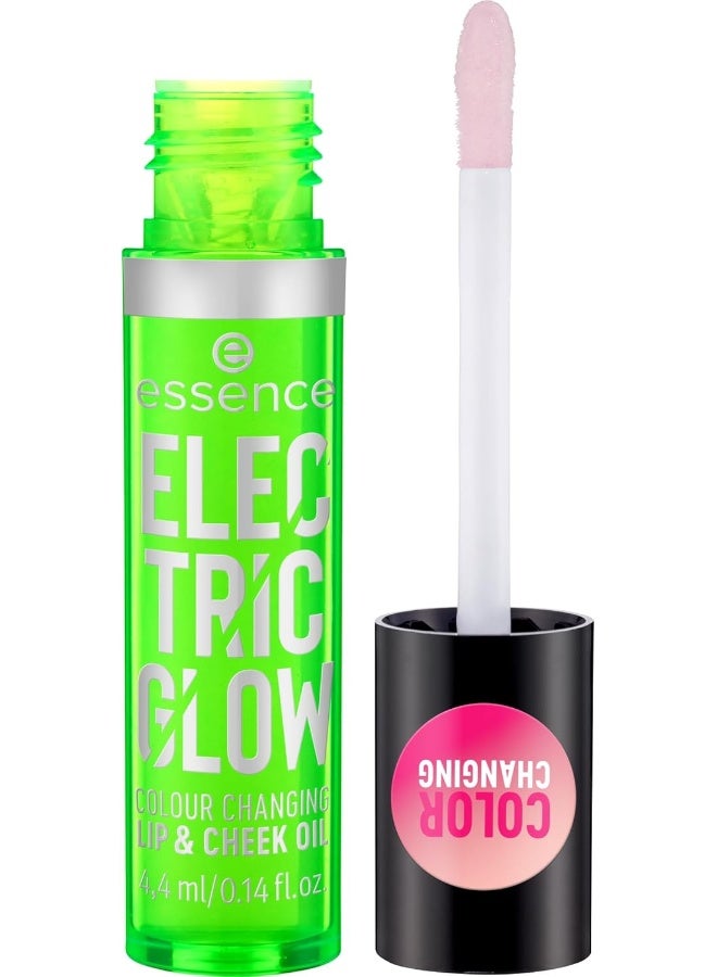 Electric Glow Colour Changing Lip And Cheek Oil Clear - image 3