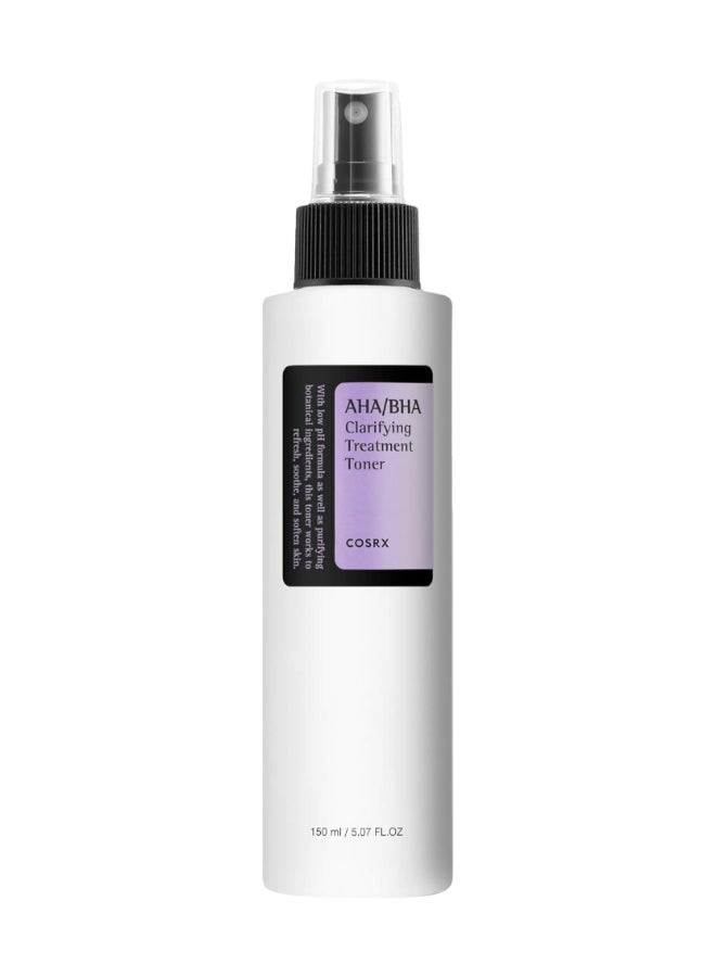 AHA/BHA Clarifying Treatment Toner  Facial Exfoliating Spray for Whiteheads Pores & Uneven Skin Korean Toner 150ml