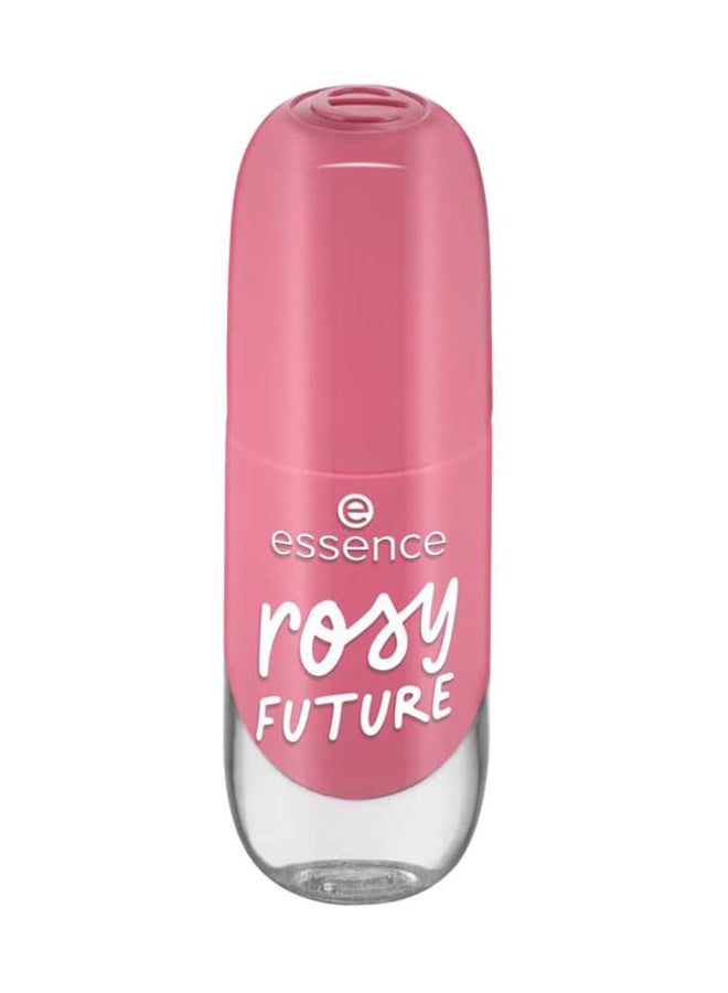 Gel Nail Polish | 67 Rosy Future | Quick Dry Vegan Nail Polish | Long Lasting Gel-Like Glossy Finish | Streak-Free Easy Application | Compact Travel-Friendly Manicure Polish | 8 ml (Pack of 1) Rosy Future 67