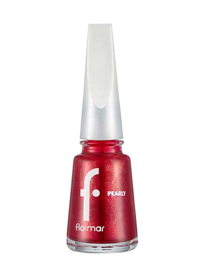 Pearly Nail Enamel PL074 Red Attraction