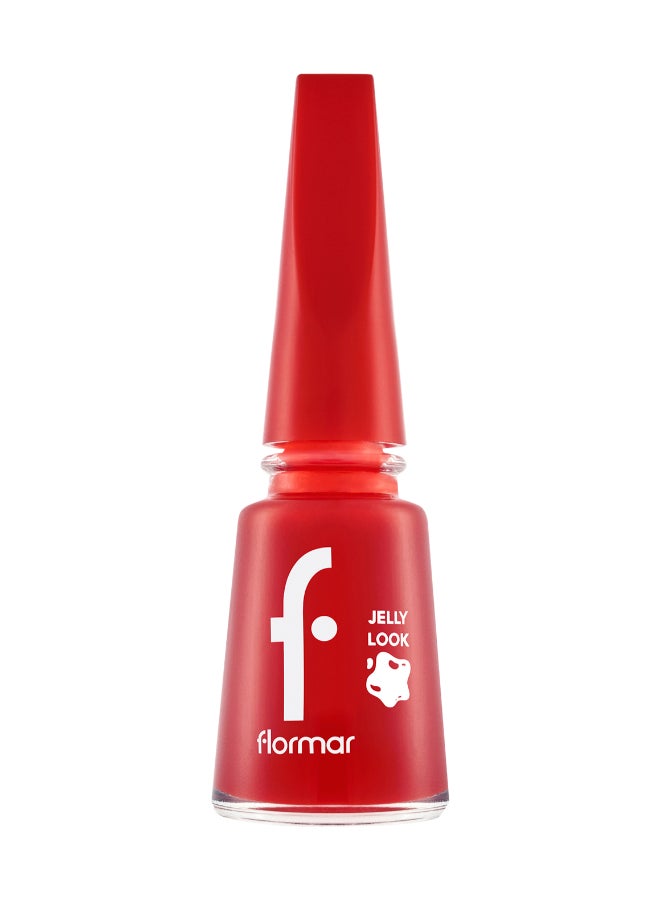 Jelly Look Nail Enamel - JL04 Scarlet