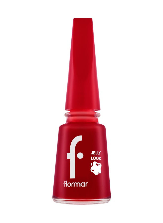 Jelly Look Nail Enamel - JL23 Stunning Red