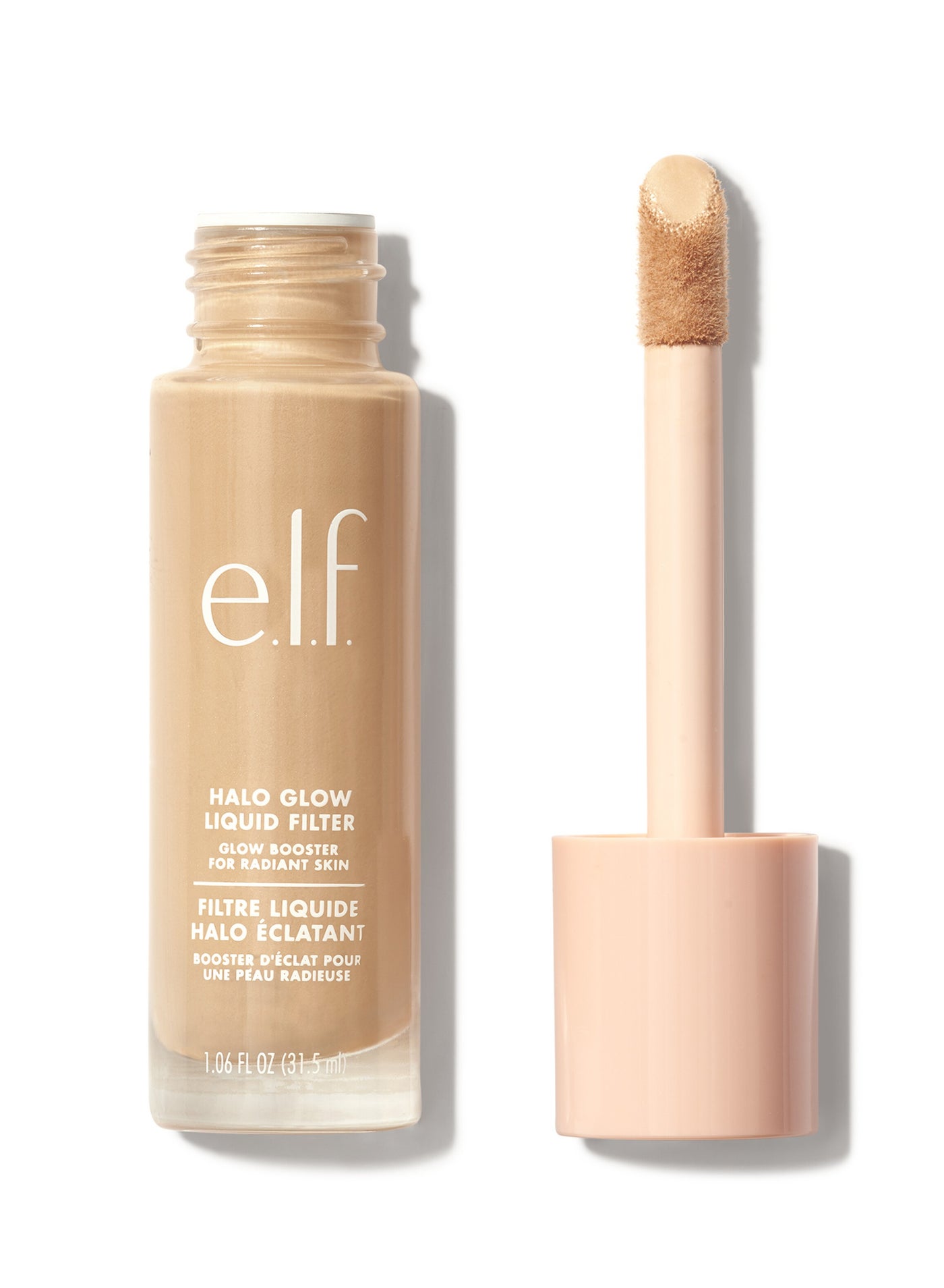 Halo Glow Liquid Filter, Complexion Booster For A Glowing, Soft-Focus Look, Infused With Hyaluronic Acid, Vegan Fair/Light