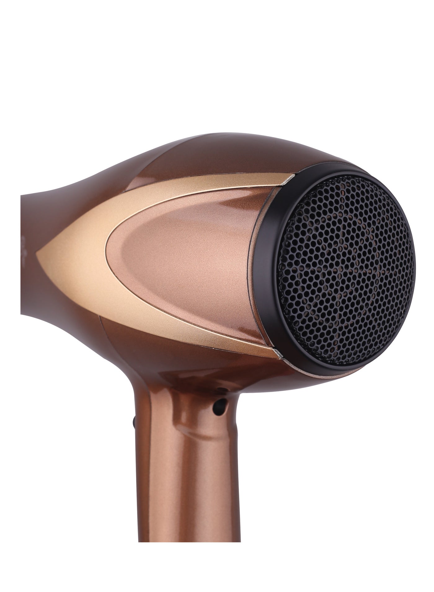 Hair Dryer  Cold And Hot Wind DC Motor  2 Speed And Heat Settings With Overheat Protection Featured With Cool Shot Function And HangUp Hook Fast Hair Dryer With Ionic Conditioning  SHD-5006 Brown/Gold - image 6