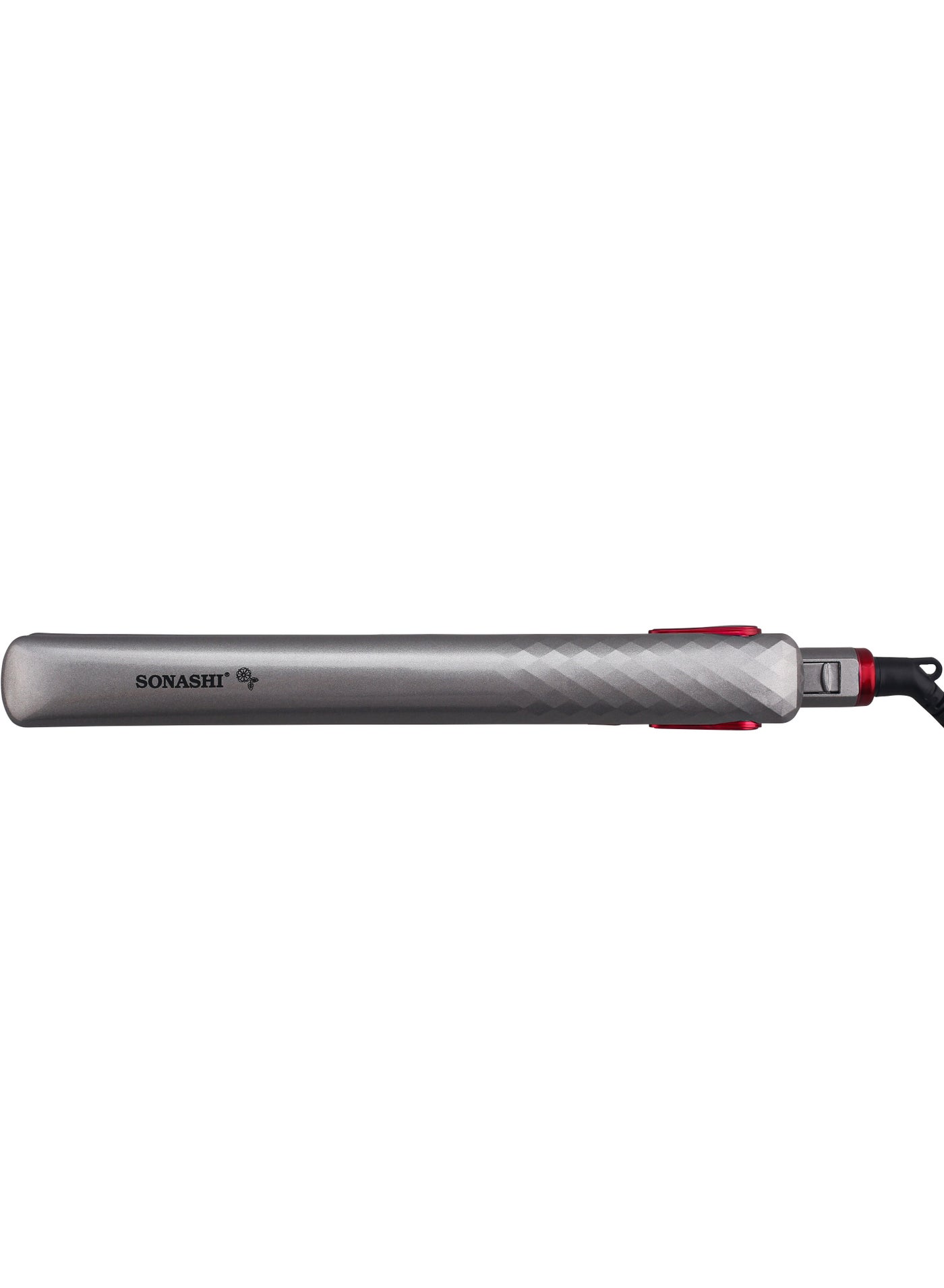 Professional Hair Straightener With Ceramic Coating Plate Smooth Finish With Max Temperature of 200 PTC Heating On And Off Switch 360 Swivel Cord  SHS-2024N Silver - image 4
