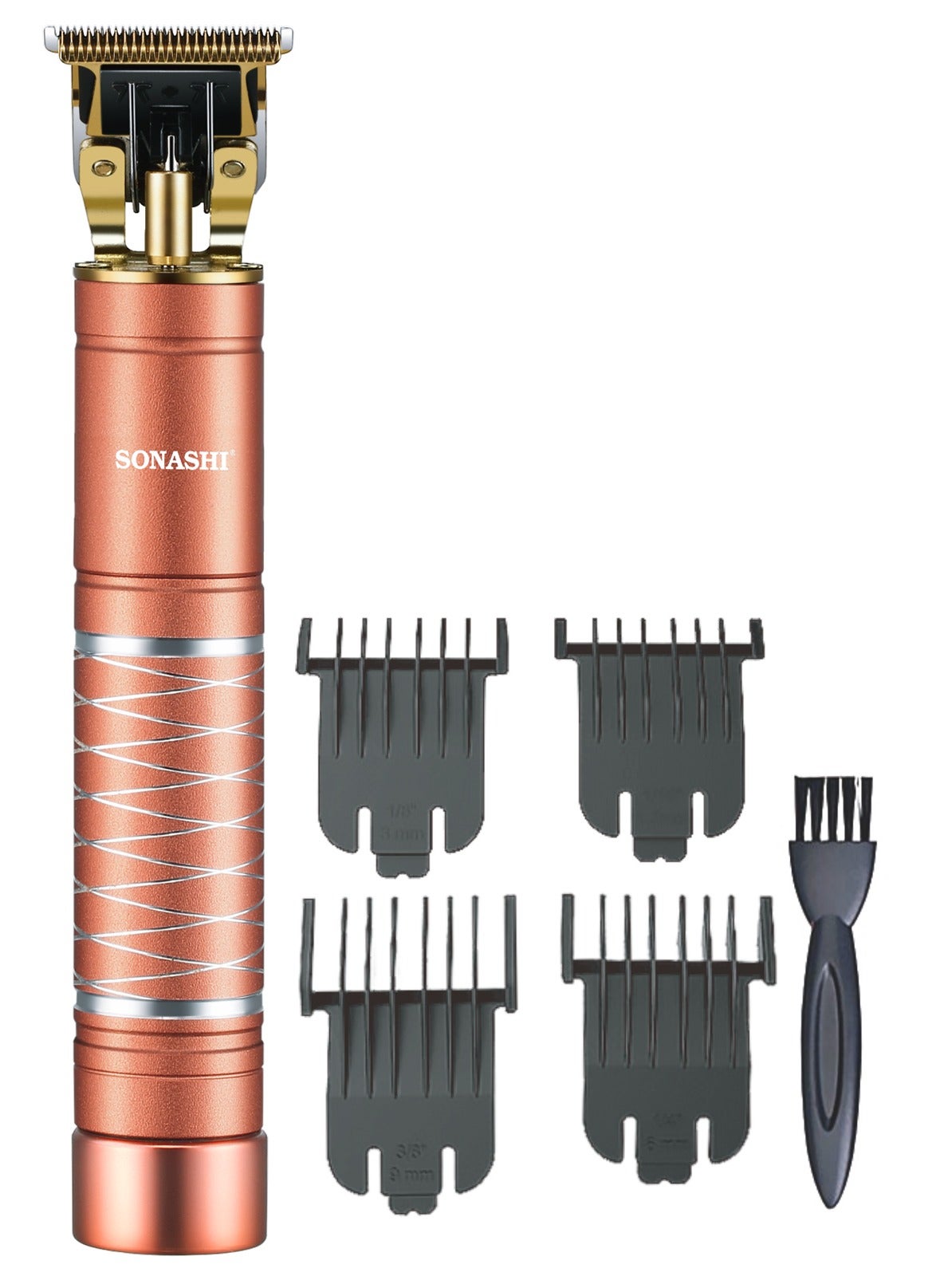 Rechargeable Professional Hair For Men Clipper With HighCapacity Battery And Fast Charging Continuous Working Time 2.5 Hours With Cordless SHC-1058 Copper Copper