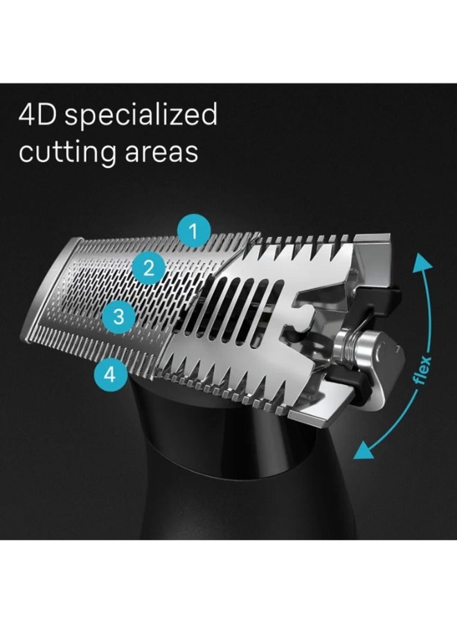 Series X Beard Trimmer + Razor For Men, Xt3100 Black - image 2