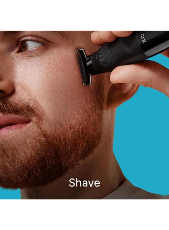 Series X Beard Trimmer + Razor For Men, Xt3100 Black - image 4