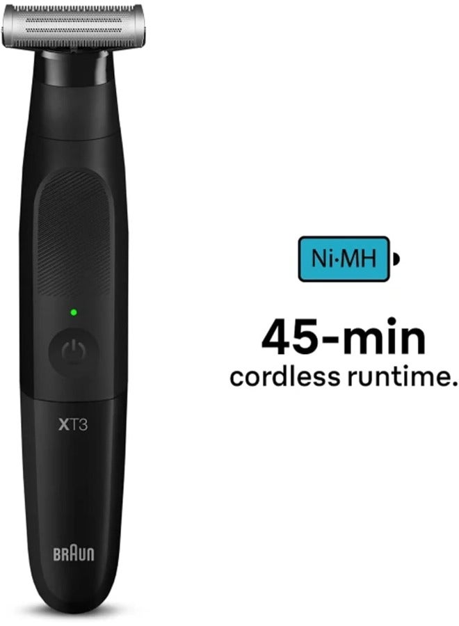 Series X Beard Trimmer + Razor For Men, Xt3100 Black - image 6