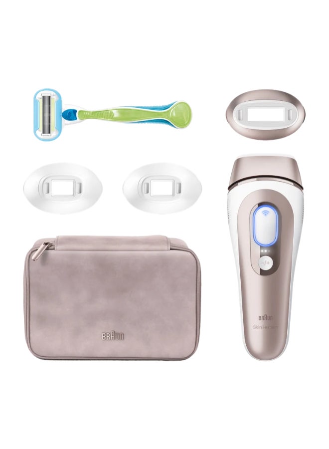 IPL Skin iexpert Pro 7 PL7257  at Home Hair Removal, Free App, Pouch, Venus Razor, 3 Heads. Pink / White - image 10