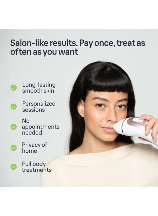 IPL Skin iexpert Pro 7 PL7257  at Home Hair Removal, Free App, Pouch, Venus Razor, 3 Heads. Pink / White - image 7