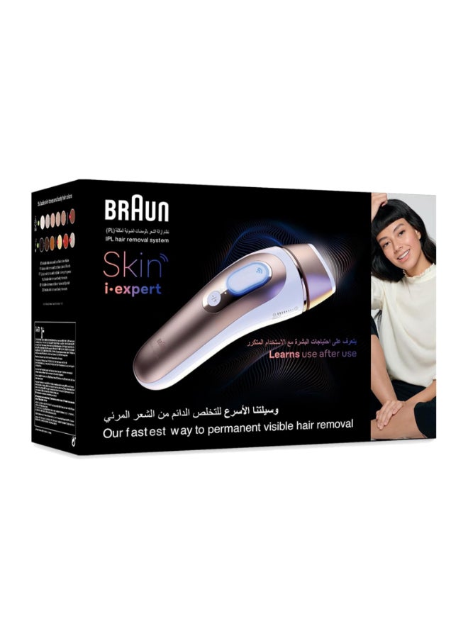 IPL Skin iexpert Pro 7 PL7257  at Home Hair Removal, Free App, Pouch, Venus Razor, 3 Heads. Pink / White - image 9