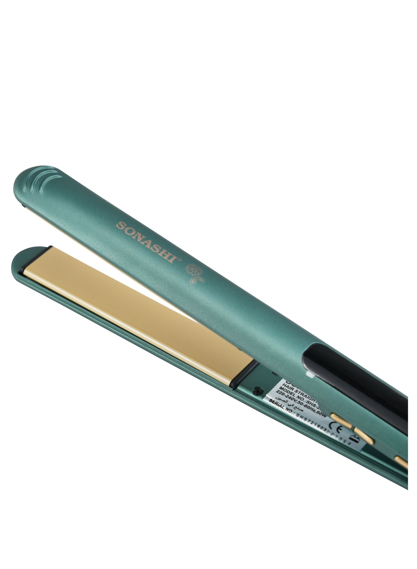 Golden Ceramic Coating Plate Hair Straightener SHS-2088 Green - image 4