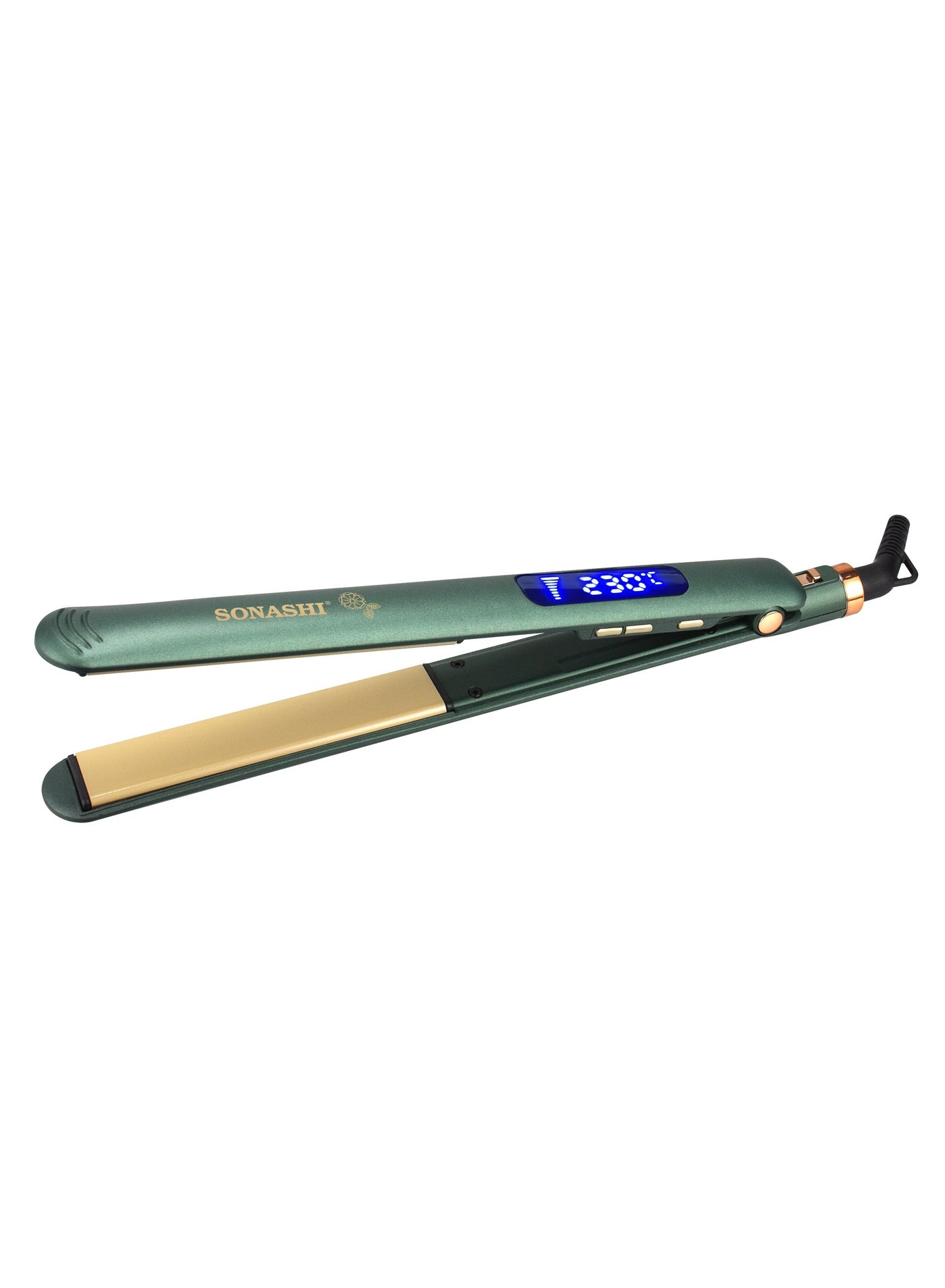 Golden Ceramic Coating Plate Hair Straightener SHS-2088 Green