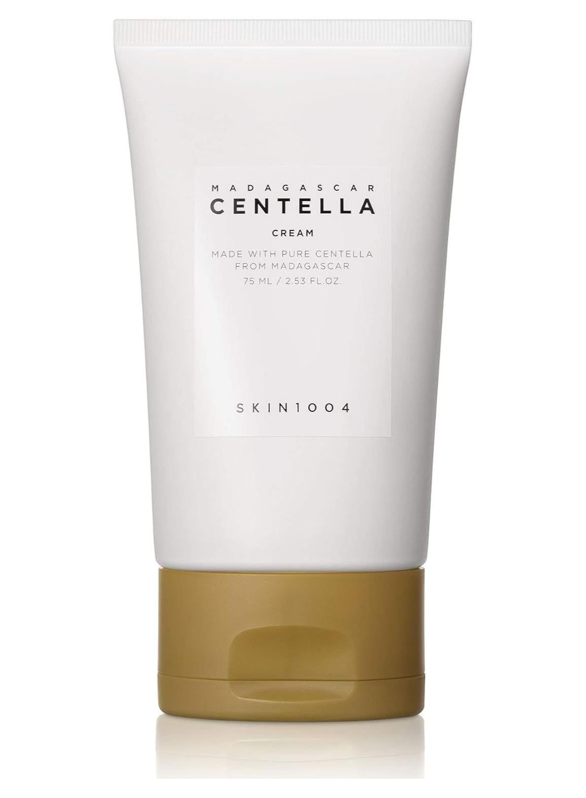 Madagascar Centella Cream - 75ML, Quadruple Ceramide Complex, Strengthens Skin Barrier, Moisturizes and Soothes Dry, Sensitive Skin Brown