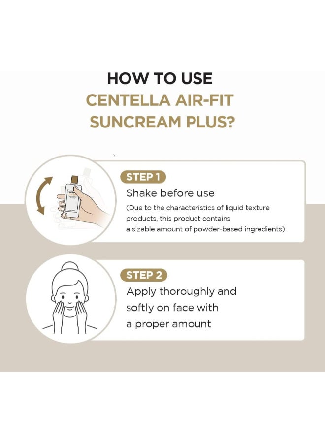 Madagascar Centella Air-Fit Suncream Plus SPF50+ white - image 7