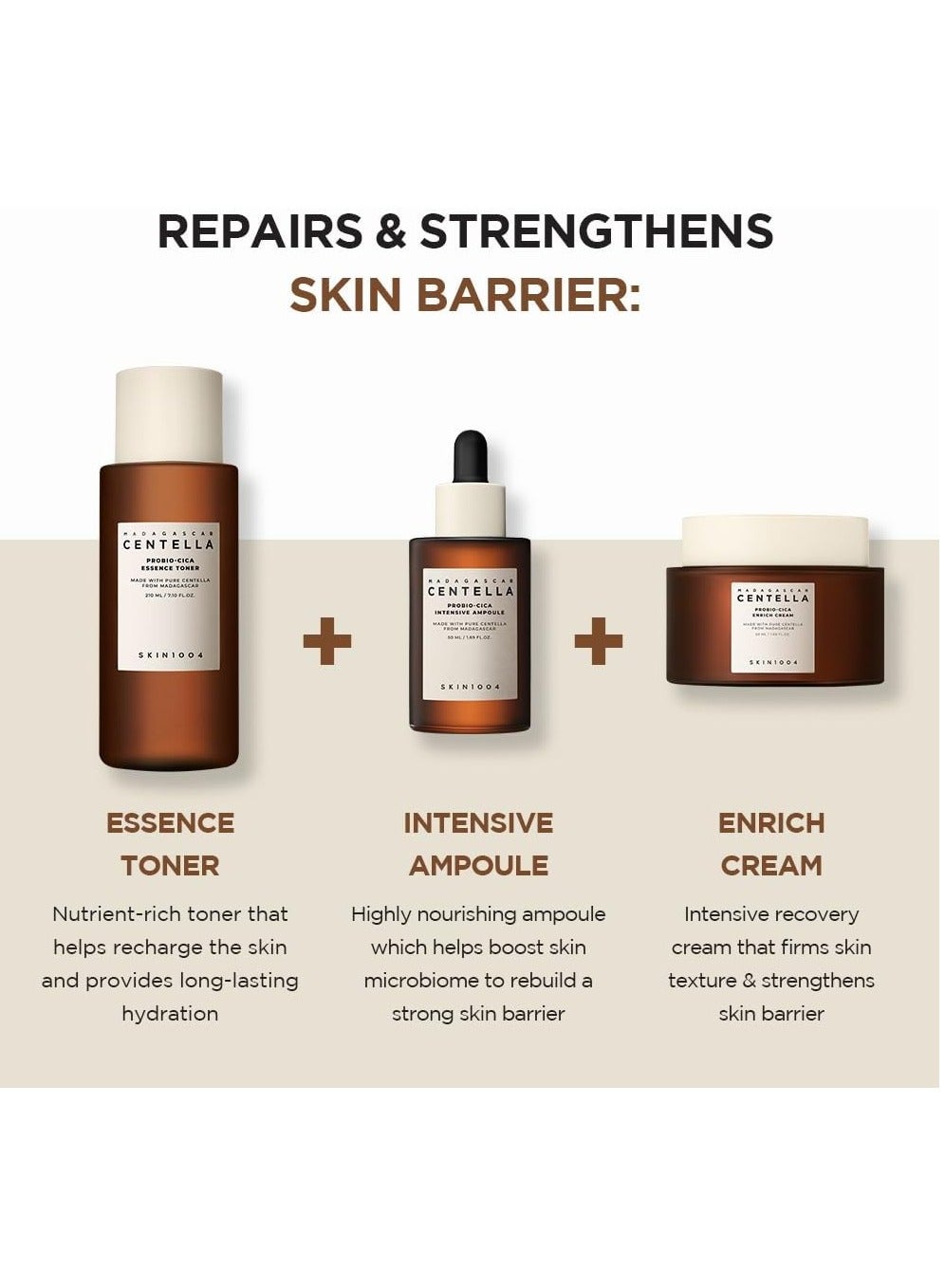 Madagascar Centella Probio-Cica Enrich Cream, Formulated Probio-Cica And Teca For Calming Effects  50Ml Skin1004 Brown - image 8