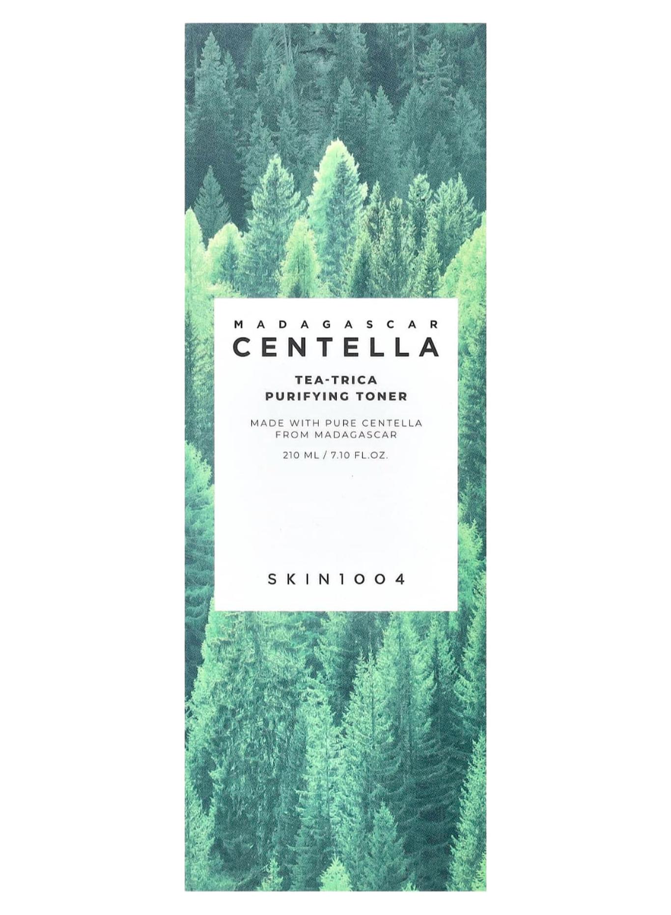 Tea-Trica Purifying Toner – Soothing Hydration and Acne Care with Centella Asiatica Extract – Balances and Refreshes Skin, 210ml