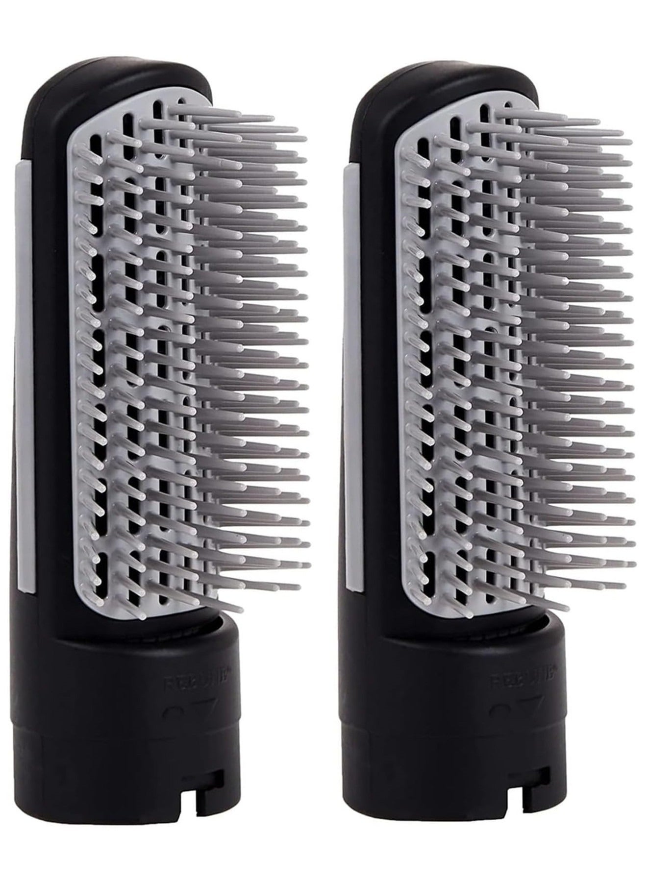 2Pcs Black Hair Styler Brush Attachment For RE-2025 RE-2078 RE-2024 RE-2013 RE-2017 RE-2201 And Most Models