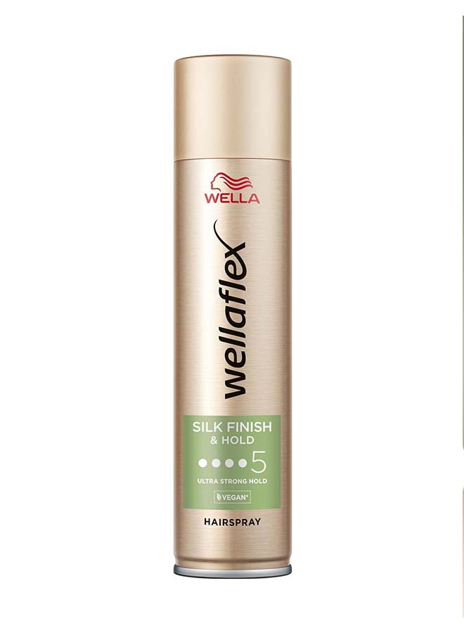 Wellaflex Silk Finish And Hold Hairspray - 400Ml