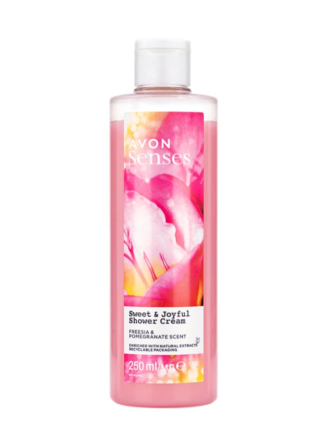 Sweet And Joyful Freesia And Pomegranate Shower Cream - 250Ml 250ml